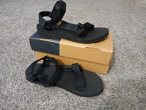 Women's Teva Size 9 Black Original Universal Sandals 1003987 New - Picture 1 of 15