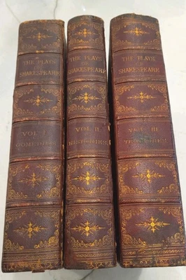 3 Antique Cassell's "The Plays Of Shakespeare" Comedies, Tragedies, Plays 1860s - Image 1 of 4