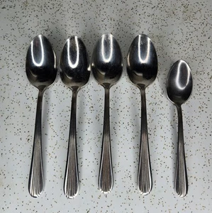 Silco Stainless Empire Spoons International Stainless Flatware Lot of 5 - Picture 1 of 3