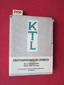 Kraftfahrtechnisches Lehrbuch. Für Fahrschulleiter, Fahrlehrer, Kraftfahrzeughan - Picture 1 of 1