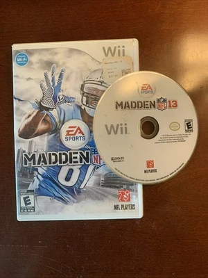 Madden NFL 13 Nintendo Wii No Manual Tested Working - Image 1 of 2