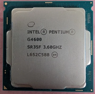 7Th Gen Intel Pentium G4600 LGA 1151 CPU Processor Kaby Lake Dual-Core 3.6 GHz - Image 1 of 2