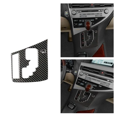  Gear Shift Panel Cover Carbon Fiber Trim For 2010-2012 Lexus RX350 RX450 - Imagem 1 de 4