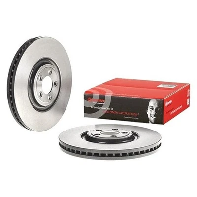 Rotor de freno delantero ventilado serie recubierto UV para Jaguar Brembo 09.D433.11 Foto 1 de 4