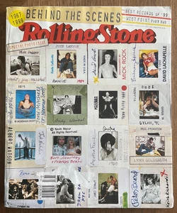 Rare Rolling Stone Magazine Behind The Scenes Special Photo Issue  December 1999 - Picture 1 of 4
