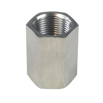 HFS(R) Hex Coupling Coupler 1" Female NPT x 1" Female NPT Stainless Steel 304 - Image 1 of 4