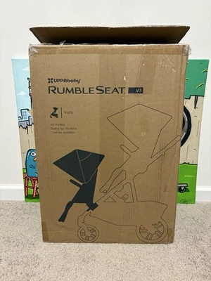 UPPAbaby RumbleSeat Vista V3 Greyson Gris Carbón!!️Leer Descripción!!️$299MSRP Foto 1 de 4