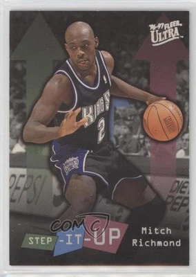 1996-97 Fleer Ultra Step-It-Up Mitch Richmond #284 HOF - Image 1 of 2