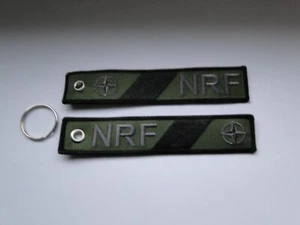 Schlüsselanhänger NRF  Nato Response Force    ca 13x2,5 cm - Bild 1 von 1
