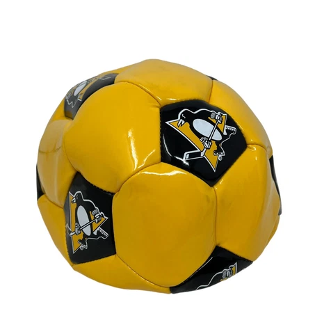 Pittsburgh Penguins Soccer Ball Gold Black Logo 2022-2023 Charity Game Bag NHL Cover