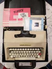 olivetti LETTERA 35 Portable Manual Typewriter with Hard Case Vintage Antique