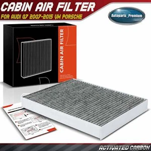 Activated Carbon Cabin Air Filter for Audi Q7 2007-2015 VW Touareg 04-17 Porsche - Picture 1 of 9