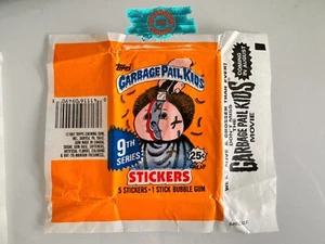 1987 Garbage Pail Kids OS9 series 9th empty wrapper GPK "25c" Topps vintage - Picture 1 of 1