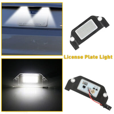 2x Luz de identificação de placa de LED 12V branca para 2005-2014 Chrysler 300 300C 300S - Imagem 1 de 4