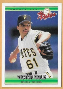 VICTOR COLE PITTSBURGH PIRATES #27 - DONRUSS THE ROOKIES NM-MT 1992 - Picture 1 of 2