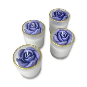 Lavender Scented Soy Wax Jar Glim Candle - Picture 1 of 14