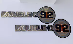 Chevy Chevrolet Semi OEM Double-O 92 Hood Emblems - Pair - Bild 1 von 4