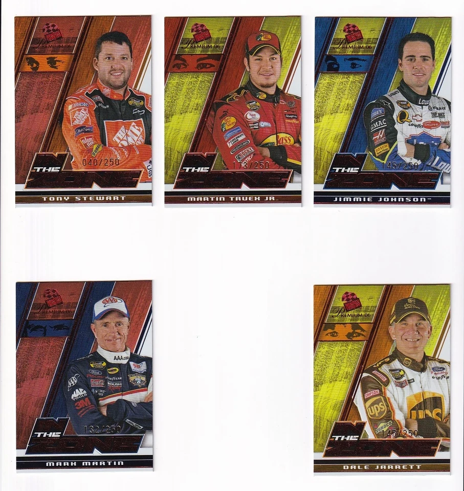 2006 Premium IN THE ZONE RED PARALLEL #IZ3 Dale Jarrett BV$6.25! #145/250! RARE! - Image 1 of 1