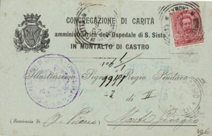 8189 MONTALTO DI CASTRO OSPEDALE S. SISTO CONGREGAZIONE CARITA' X MONTE GIORGIO - Picture 1 of 1