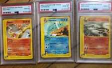 Moltres / Sulfura, Arcanine / Arcanin, Vaporeon / Aquali SKYRIDGE PSA 10