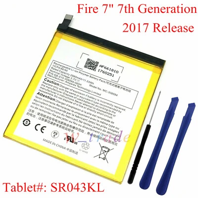 Batería Nueva ST18 Para Tablet Amazon Fire 7 7ª Generación SR043KL (Lanzamiento 2017) Foto 1 de 3