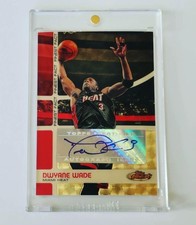 2005 Topps Finest Dwyane Wade Superfractor Auto 1/1 Miami Heat HOF Finals MVP