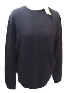 Unisex Matalan Easy Range Navy Blue Fleece Jumper Top U.K. Medium BNWTS T4995 - Picture 1 of 5