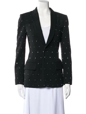EUC $850 A.L.C. Oren Black Tuxedo Crystal Jacket 2 - Image 1 of 4