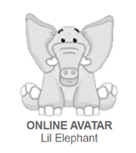 Webkinz Classic Lil Elephant *Code Only* - Picture 1 of 3