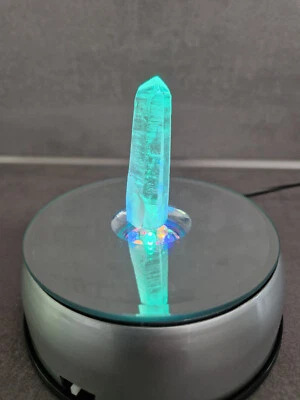 💥💎 Edelstein Mineralien Präsentationsleuchte Karusell Dekolampe 💥💎 - Bild 1 von 4