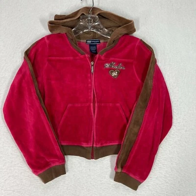 Sudadera Skechers Vintage Juvenil Mediana Con Capucha Cremallera Completa Terciopelo Y2K  Foto 1 de 4