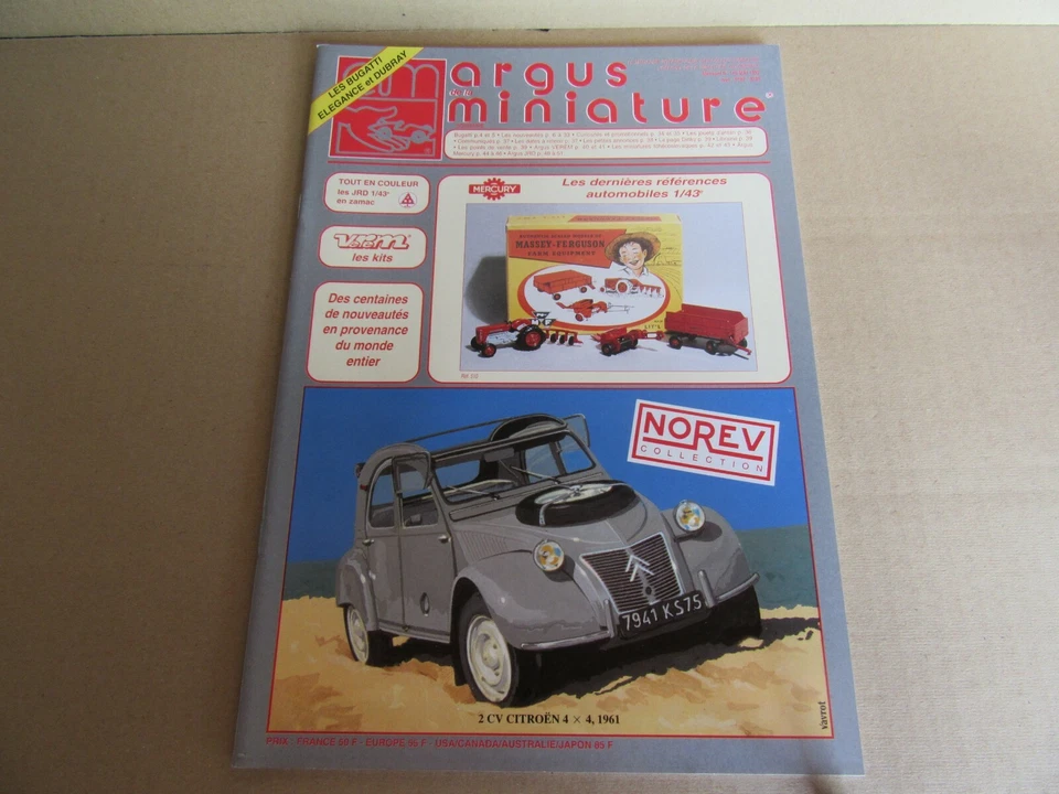 315J Argus Miniatura 145 #05 1992 Mercury Jrd Norev Collezione 52 Pagine - Immagine 1 di 4