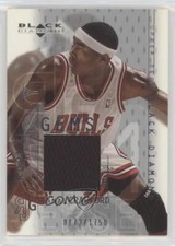 2000-01 Upper Deck Black Diamond Relic 172/1750 Jamal Crawford #122 Rookie RC