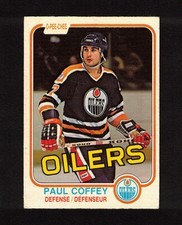 1981-82 PAUL COFFEY #111 ROOKIE OPC Oilers HALL OF FAME Star NHL Hockey Card RC