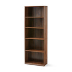 Mainstays 71" 5 Shelf Bookcase, Canyon Walnut