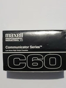  NEW MAXELL C60 Communicator Series Cassette Tape SET OF 7 (New Sealed) - Picture 1 of 10
