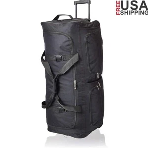 Bolsa de Lona con Ruedas 5 Bolsillos Equipaje de Viaje Resistente Poliéster Duradero Nuevo - Imagen 1 de 10
