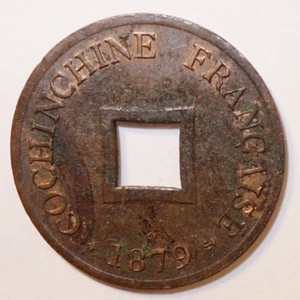 Cochinchine Française, Sapeque 1879 A, TTB+  !! - Picture 1 of 2