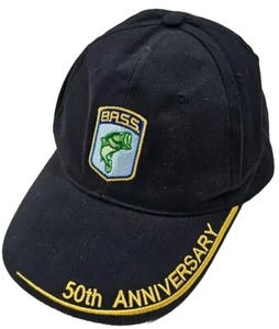 Gorra de béisbol ajustable BASS Bass Anglers pesca 50 aniversario sombrero ala logotipo - Imagen 1 de 8