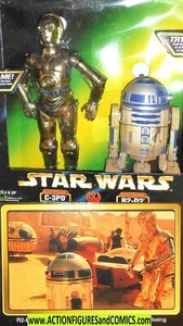STAR WARS 12 inch series C-3PO & 42-D2 Droid 1998 1:6 scale moc mib - Picture 1 of 4