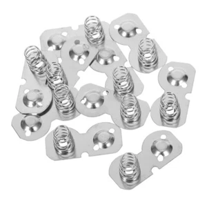 10 Pcs Battery Shrapnel Negative Contact Aa Spring Slot Semicircle Plate - Imagen 1 de 12