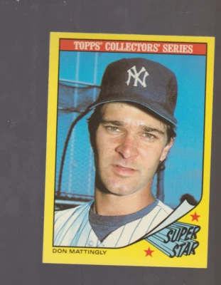 1986 Topps Superstars #20 Don Mattingly card, New York Yankees - Image 1 of 2