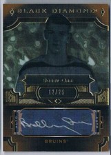 2017-18 BLACK DIAMOND PURE SIGNATURE BOBBY ORR AUTO 12/25 BOSTON BRUINS #BDB-BO
