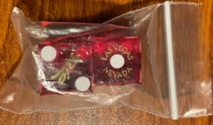 Red Rio Las Vegas Red Dice Pair Free Shipping - Picture 1 of 2