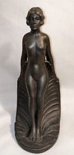 Art Deco Nude Lady Bookend Figurine Statue Book End Doorstop M Guiraud Riviere