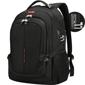  Travel Laptop Backpack Anti-Theft Bag with usb Charging Port 15.6 inch Black