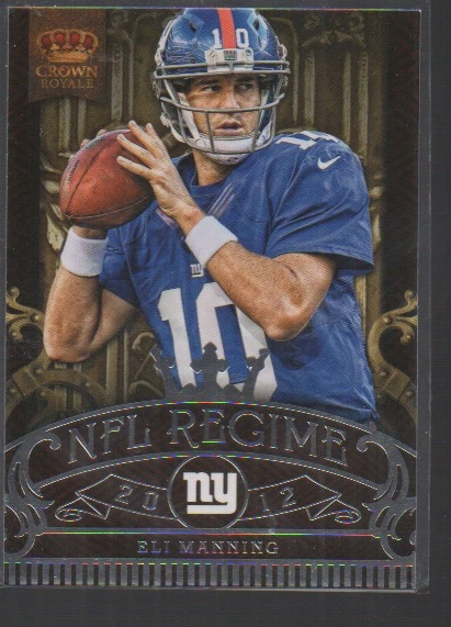ELI MANNING 2012 CROWN ROYALE NFL REGIME CARD #24 - Image 1 of 1