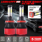 2x H11 H8 H9 LED Headlight Bulb Kit Fog Light Low Beam 150W 6000K 28500LM Bright