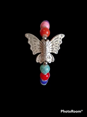 Pulsera Brazalete Moda - Diseño Mariposa Multicolor Foto 1 de 4
