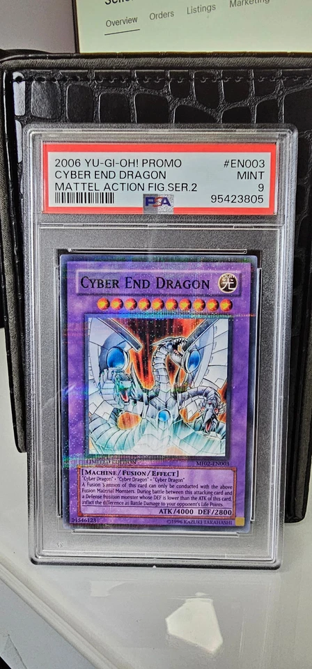 PSA 9 Yu-Gi-Oh! Cyber End Dragon MF02 Mattel - Image 1 of 1